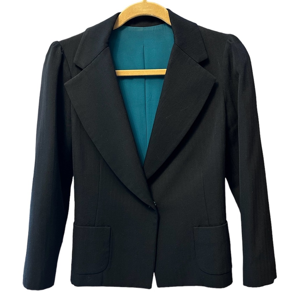 TRACY FEITH VTG 90s WOOL BLAZER 2/XS